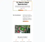 Kleine Seitenvorschau von handinhand-spendenlauf.de