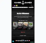 Kleine Seitenvorschau von hanse-games.de