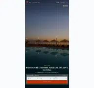 Kleine Seitenvorschau von radissonblue.resorthotel.de
