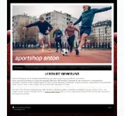 Kleine Seitenvorschau von sport-shop-anton.de