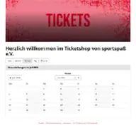Kleine Seitenvorschau von sportspass.vereinsticket.de