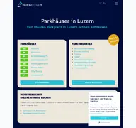 Kleine Seitenvorschau von parking-luzern.ch