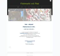 Kleine Seitenvorschau von flohmarktmitflair.de