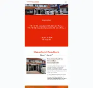 Kleine Seitenvorschau von strandhotel-sanddorn.de