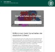 Kleine Seitenvorschau von sprachatlas.ch