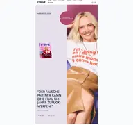 Kleine Seitenvorschau von strive-magazine.de