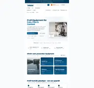 Kleine Seitenvorschau von on-tec-store.de