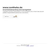 Kleine Seitenvorschau von contheke.de