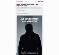 Kleine Seitenvorschau von sprecherschmiede.de