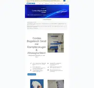 Kleine Seitenvorschau von cordes-buegeltechnik.de