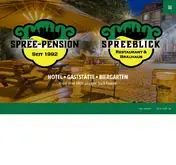 Kleine Seitenvorschau von spree-pension.de