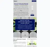 Kleine Seitenvorschau von ozoori.de