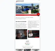 Kleine Seitenvorschau von heckerautomobile.de