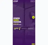 Kleine Seitenvorschau von padel-ol.de