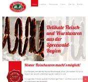 Kleine Seitenvorschau von spreewaldfleischer-roesner.de