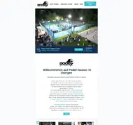Kleine Seitenvorschau von padeltaunus.de