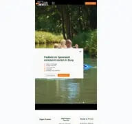 Kleine Seitenvorschau von spreewald-paddeln.de
