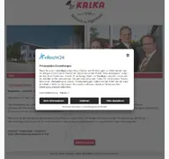 Kleine Seitenvorschau von kalka.de