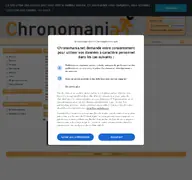 Kleine Seitenvorschau von chronomania.net