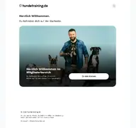 Kleine Seitenvorschau von app.hundetraining.de