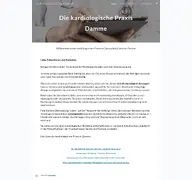 Kleine Seitenvorschau von kardiologie-damme.de