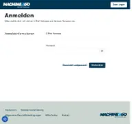 Kleine Seitenvorschau von app.machine2go.de