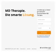 Kleine Seitenvorschau von app.medifox-therapie.de