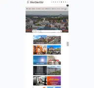 Kleine Seitenvorschau von hanau.de