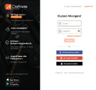 Kleine Seitenvorschau von app.mycraftnote.de