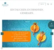 Kleine Seitenvorschau von heidespa.de
