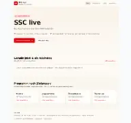 Kleine Seitenvorschau von ssclive.de