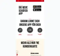 Kleine Seitenvorschau von app.schaefer-dein-baecker.de