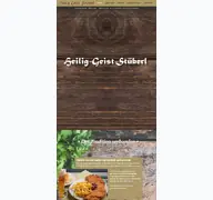 Kleine Seitenvorschau von heilig-geist-stueberl.de
