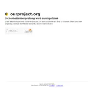Kleine Seitenvorschau von ourproject.org