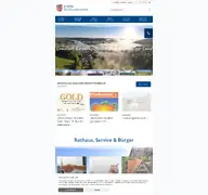 Kleine Seitenvorschau von kirchensittenbach.de