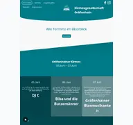 Kleine Seitenvorschau von kirmes-graefenhain.de