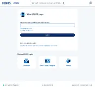 Kleine Seitenvorschau von ssl.ionos.de