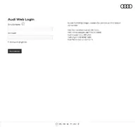 Kleine Seitenvorschau von sso-api.audi.de