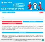 Kleine Seitenvorschau von kitaportal-bochum.de