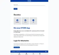 Kleine Seitenvorschau von app.stork-gruppe.de