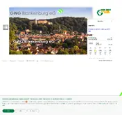 Kleine Seitenvorschau von gwg-blankenburg.de