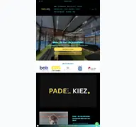 Kleine Seitenvorschau von padelkiez.de
