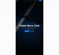 Kleine Seitenvorschau von padelmoveclub.de