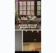Kleine Seitenvorschau von kleiner-speicher-rostock.de