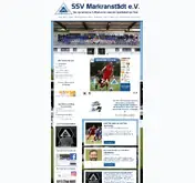 Kleine Seitenvorschau von ssv-markranstaedt.de