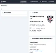 Kleine Seitenvorschau von ssv-reutlingen.pw-ng.de