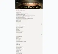 Kleine Seitenvorschau von rossstall.de