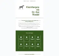 Kleine Seitenvorschau von kleintierpraxis-riedel.de