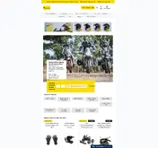 Kleine Seitenvorschau von touratech.de