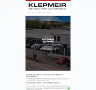 Kleine Seitenvorschau von klepmeir.de